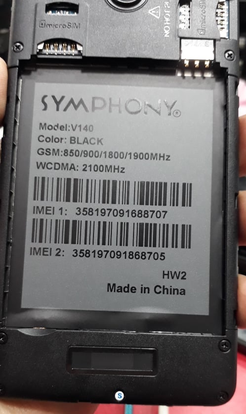 Symphony V140 HW2 Firmware