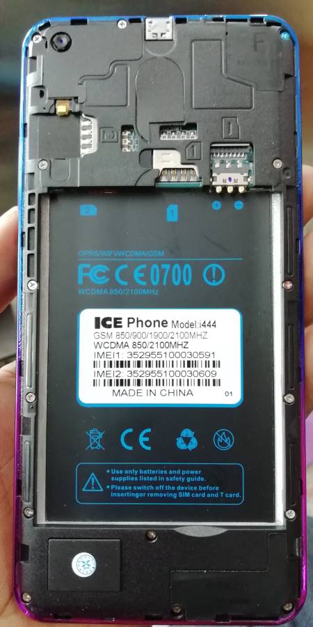 Ice Phone i444 Flash File