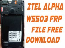 Itel Alpha W5503 Frp Bypass Reset File Without Password