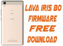 Lava Iris 80 Flash File Without Password (S108 S109) Free