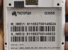 Micromax Q3555 Firmware Flash File Without Password