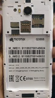 Micromax Q3555 Firmware Flash File Without Password