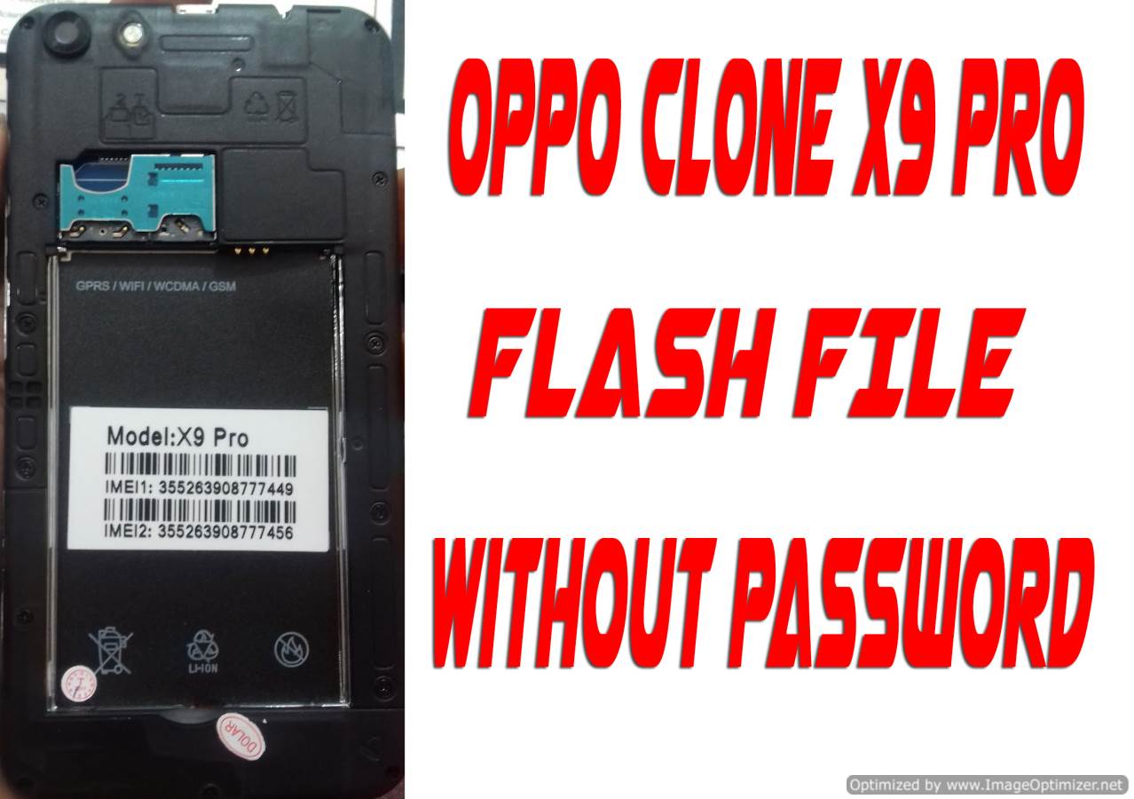 Oppo Clone X9 Pro flash File Without Password