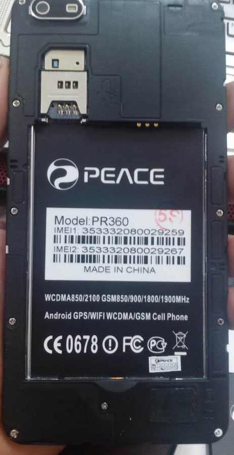 Peace PR360 Flash File Without Password