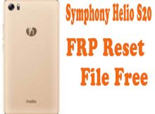 Symphony Helio S20 Frp Bypass File Without Password