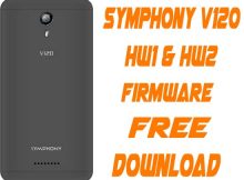 Symphony V120 Flash File (HW1 HW2) Without Password