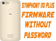 Symphony i10 Plus Firmware Without Password (Care Flash File)