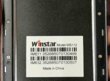 Winstar WS112 Flash File Without Password Cm2 Read