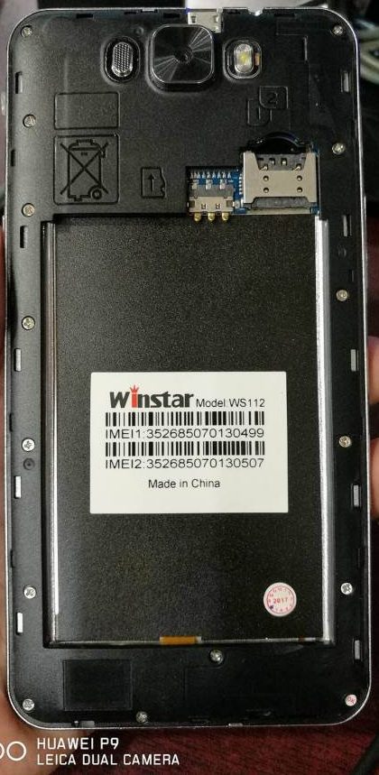 Winstar WS112 Flash File Without Password