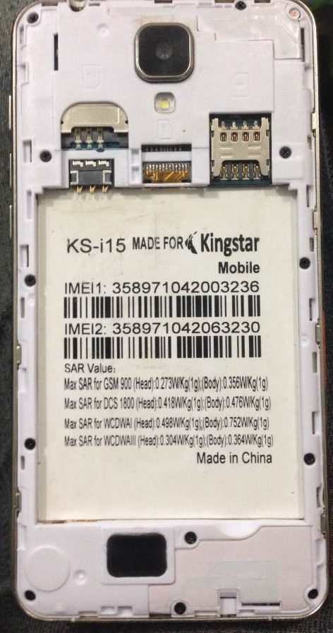 Kingstar KS-i15 flash File Without Password