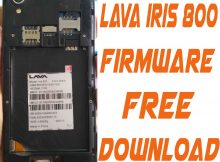 Lava Iris 800 Flash File MT6572 Firmware Without Password