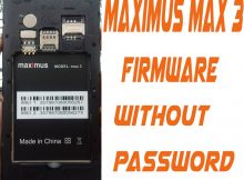 Maximus Max 3 Firmware (Flash File) Free Download