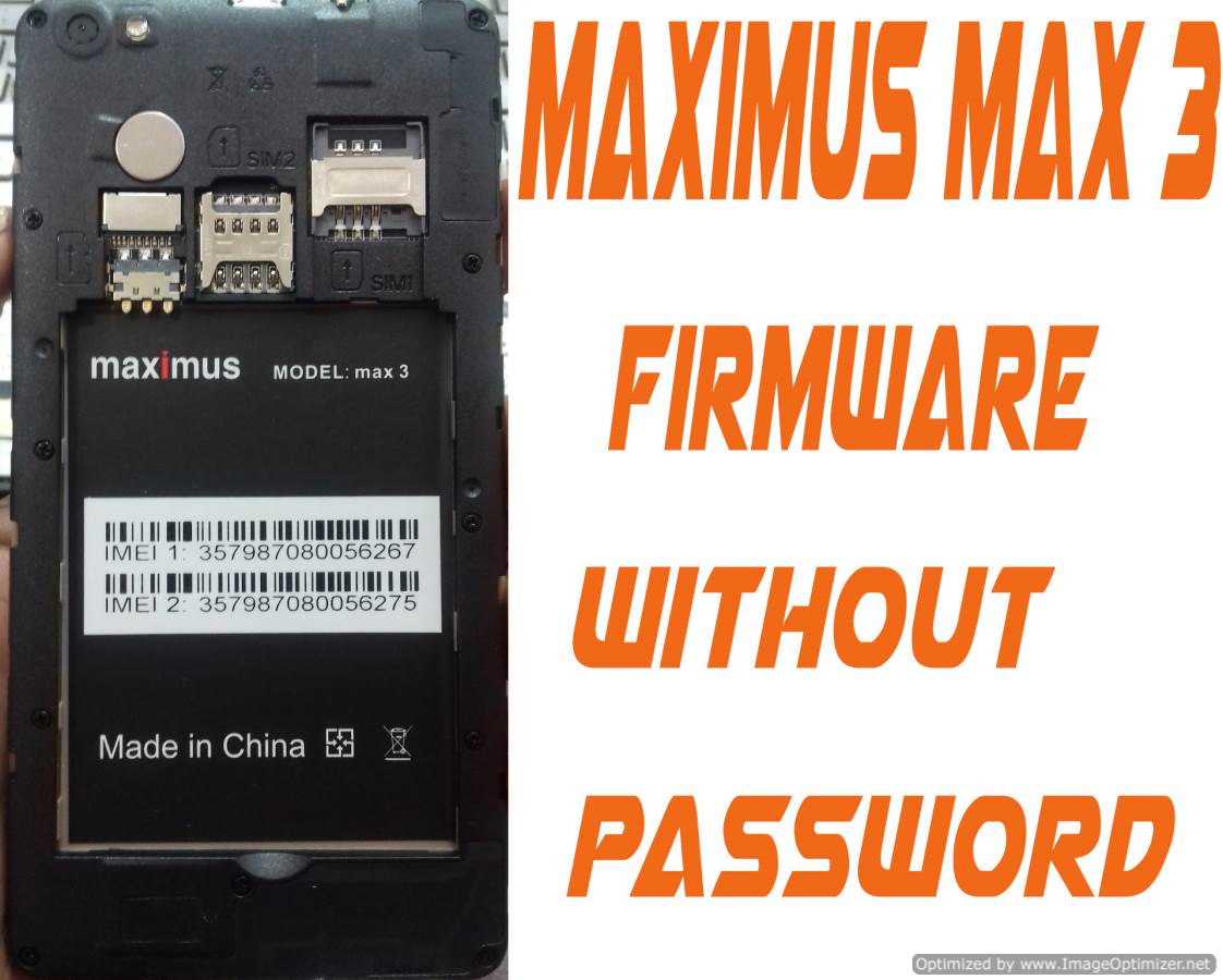 Maximus Max 3 Flash File Without Password