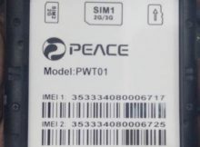 Peace PWT01 MT6572 Nand Flash File Without Password