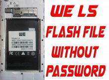 WE L5 Flash File Without Password (Firmware) ROM