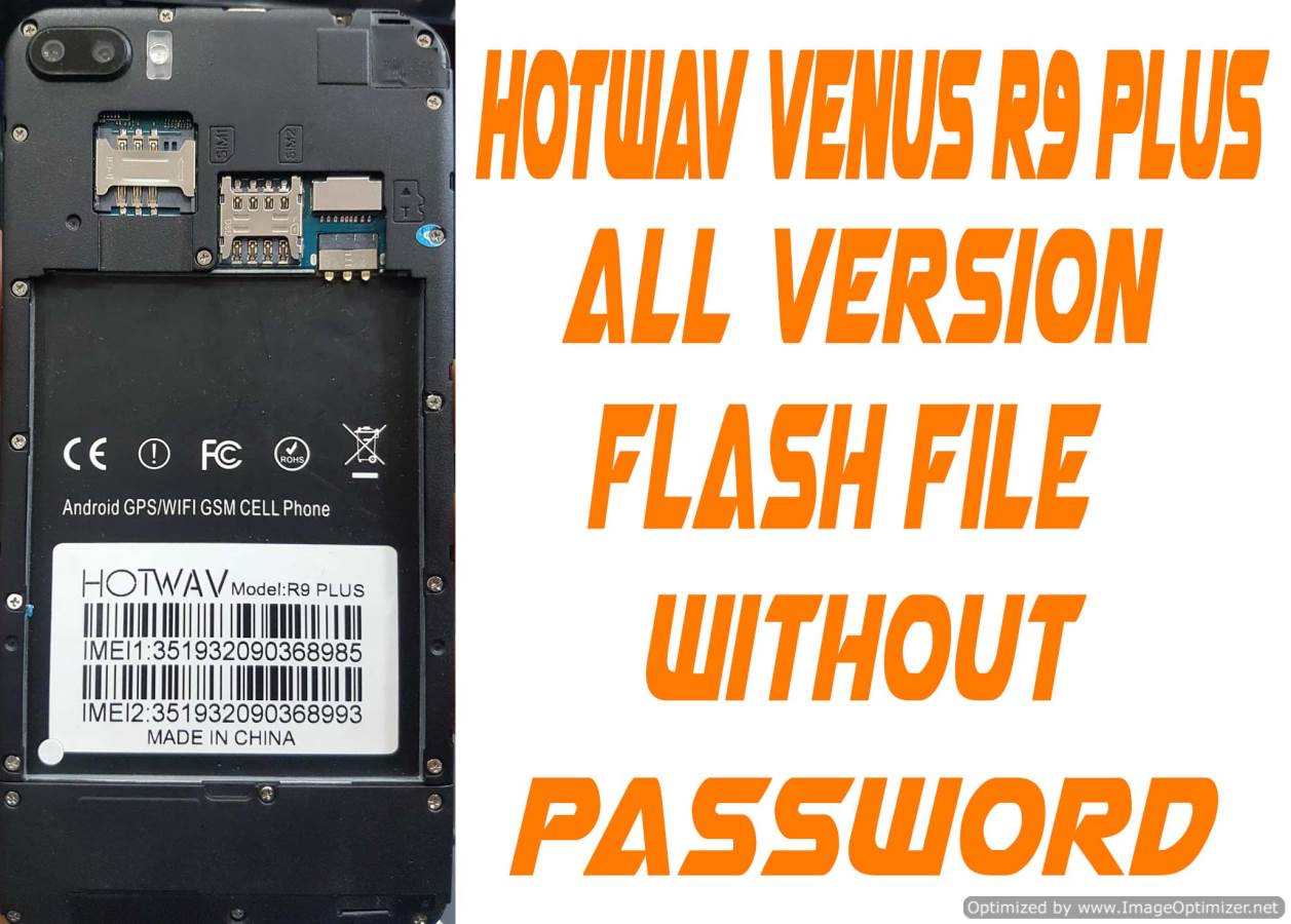 Hotwav Venus R9 Plus Flash File Without Password