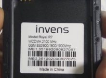 Invens Royal R7 Flash File SP7731 6.0 Firmware