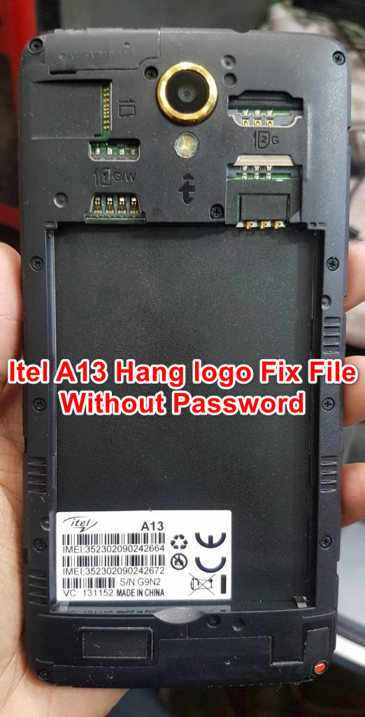 ITel A13 flash File Without Password