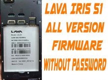 Lava iris 51 Flash File Without Password (All Version File)