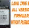 Lava iris 51 Flash File Without Password (All Version File)