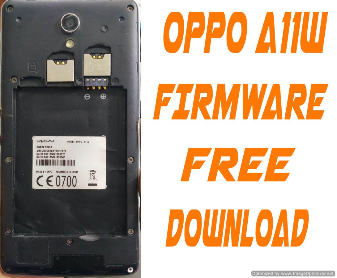 Oppo A11W Firmware Without Password