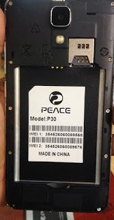 Peace P30 Flash File Without Password