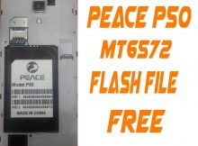 Peace P50 Flash File Without Password MT6572 4.4.2 Firmware