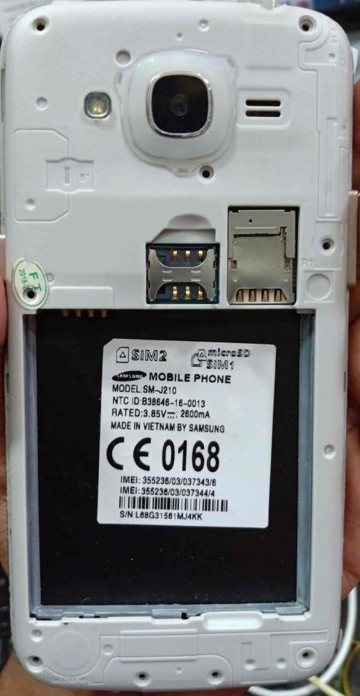 Samsung Clone J210F flash file without Password