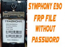 Symphony E90 Frp Reset File Without Password