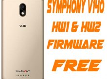 Symphony V140 Flash File HW1 HW2 Customer Care Firmware