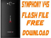 Symphony V45 Stock Firmware Rom (Flash File) Free