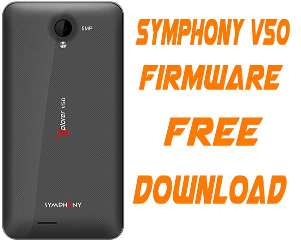 Symphony V50 Stock Firmware