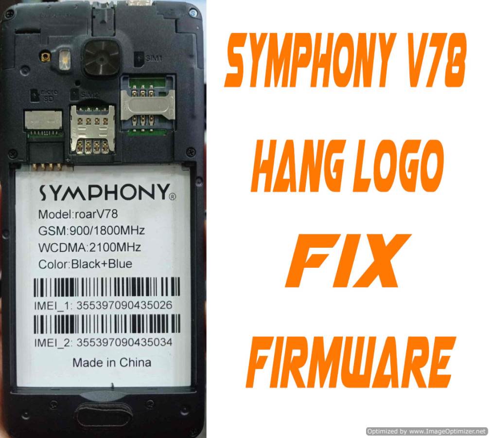 Symphony V78 Hang Logo Fix Flash File
