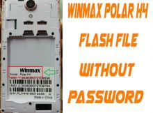 Winmax Polar H4 Flash File Without Password 8.1.0 ROM