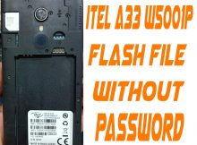 Itel A33 W5001P Firmware Without Password