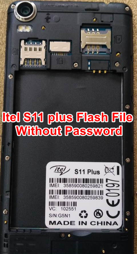 Itel S11 Plus flash File Without Password