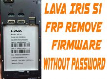 Lava Iris 51 Frp Remove Reset File Without Password