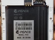 PEACE P33 Flash File Firmware Without Password