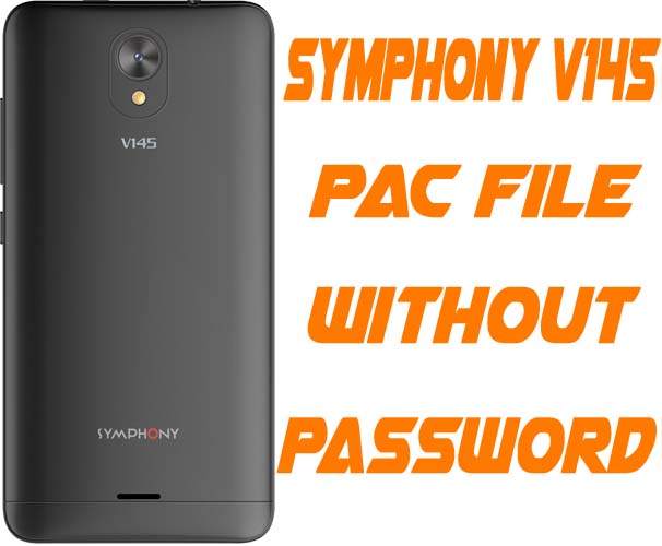 Symphony V145 Flash File Without Password