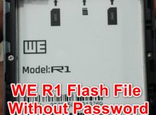 WE R1 Flash File Without Password Cm2 Read