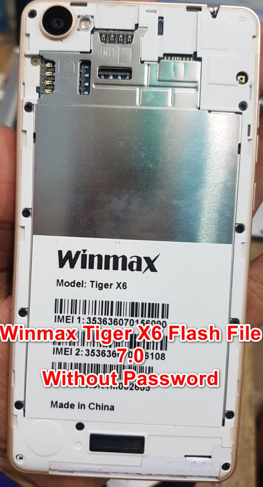 Winmax Tiger X6 Flash File Without Password