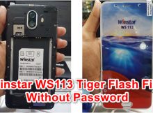 Winstar WS113 Tiger Flash File Without Password