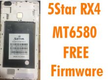 5star RX4 MT6580 Flash File Without Password