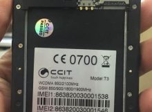 CCit T3 Flash File MT6580 6.0 Firmware