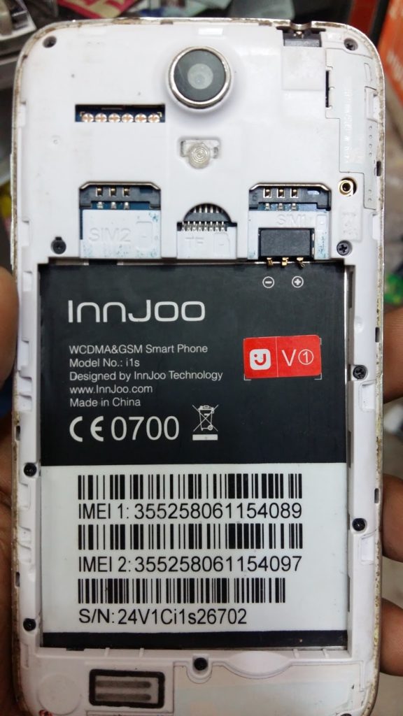 Innjoo i1s Flash File Without Password MT6582