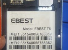 EBEST T6 Flash File Without Password Tested