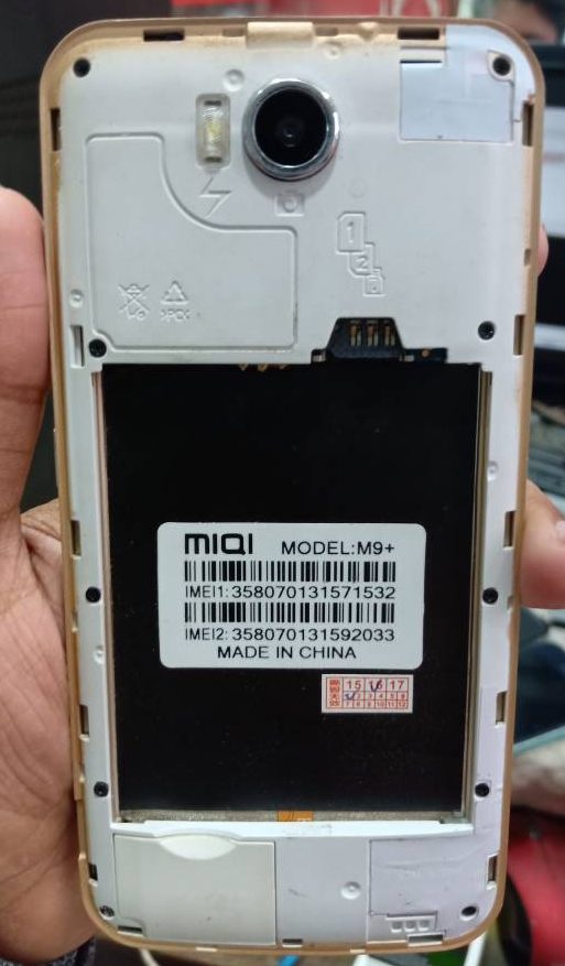 MiQI M9+ Flash File Firmware MT6572