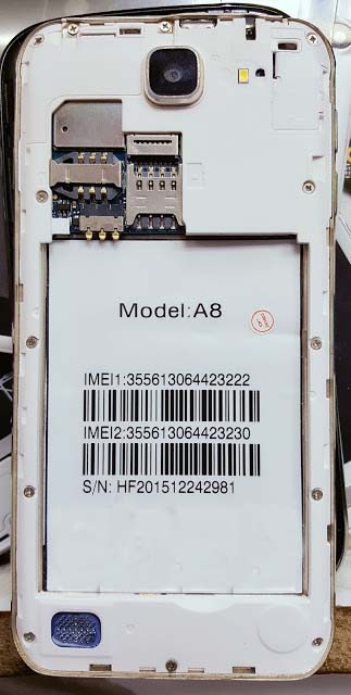Samsung Clone A8 MT6572 5.1 Flash File Free