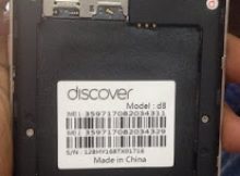 Discover D8 Flash File MT6580 5.1 Firmware