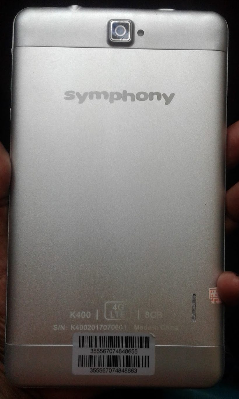 Symphony K400 Flash File MT6582 Firmware